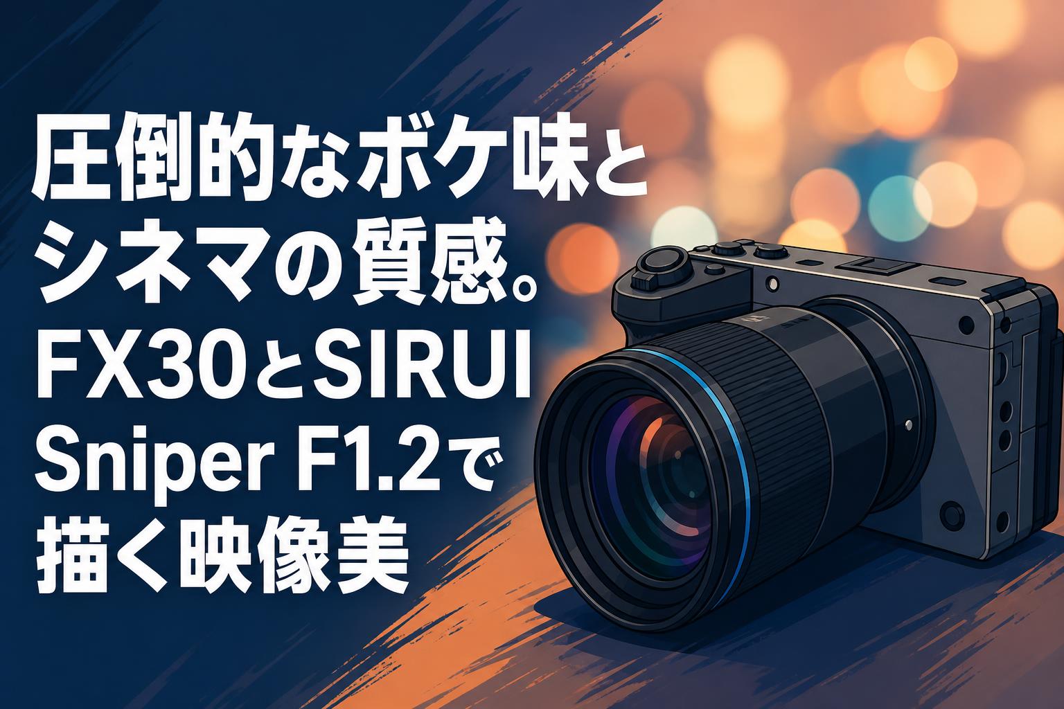 SIRUI 23mm F1.2 単焦点レンズ Xマウント（中古） SIRUI Sniper 23mm