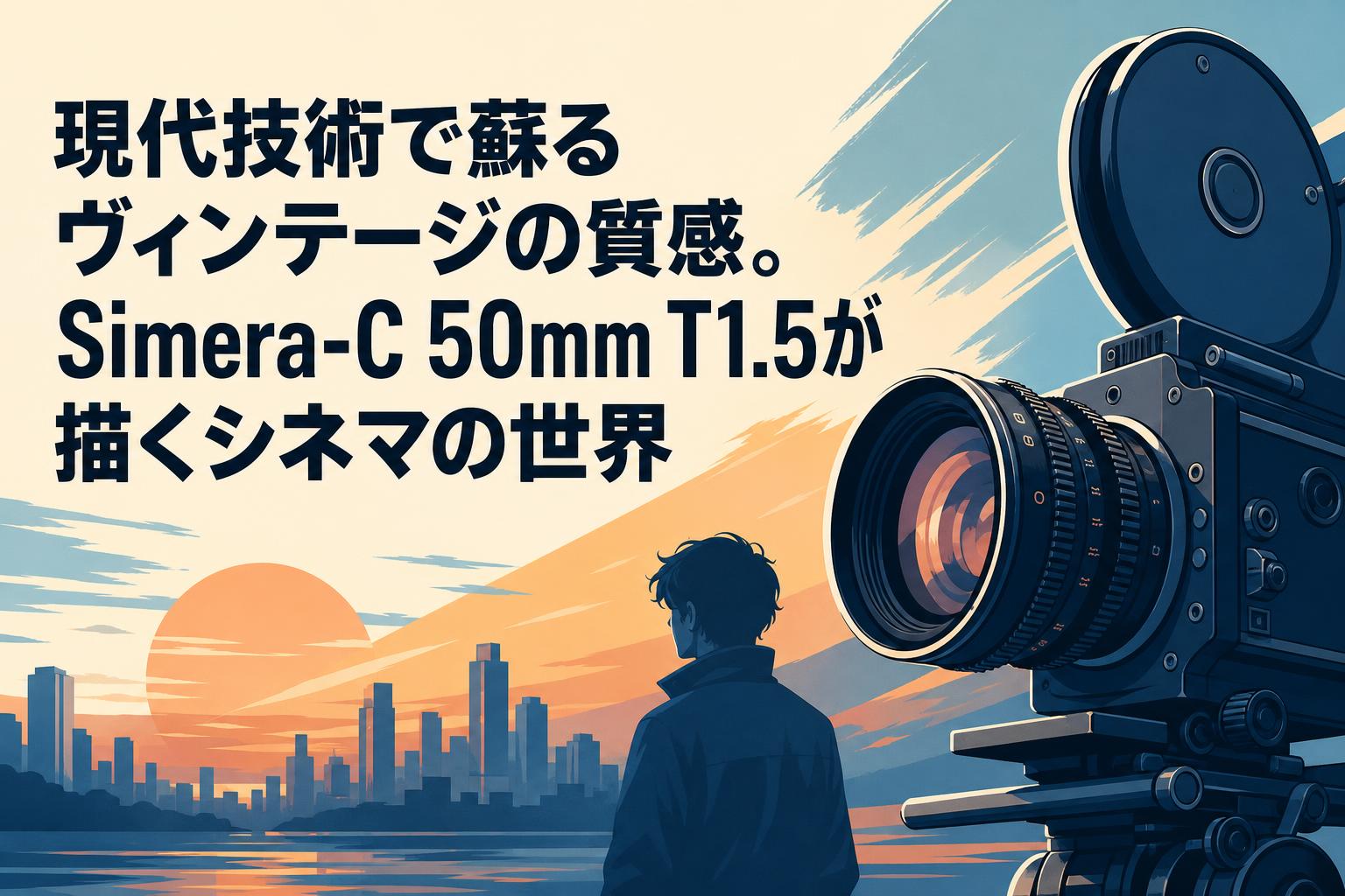thypoch 50mm t1.5 使用数回 現代技術で蘇るヴィンテージの質感。Simera-C 50mm T1.5が描くシネマの