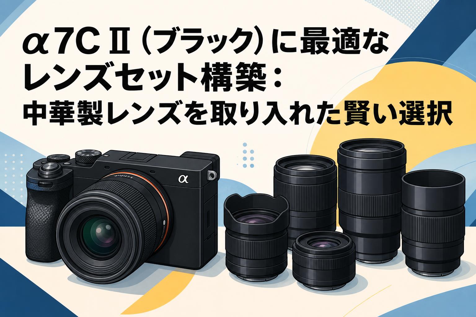 α7C II（ブラック）に最適なレンズセット構築：中華製レンズを取り入れ
