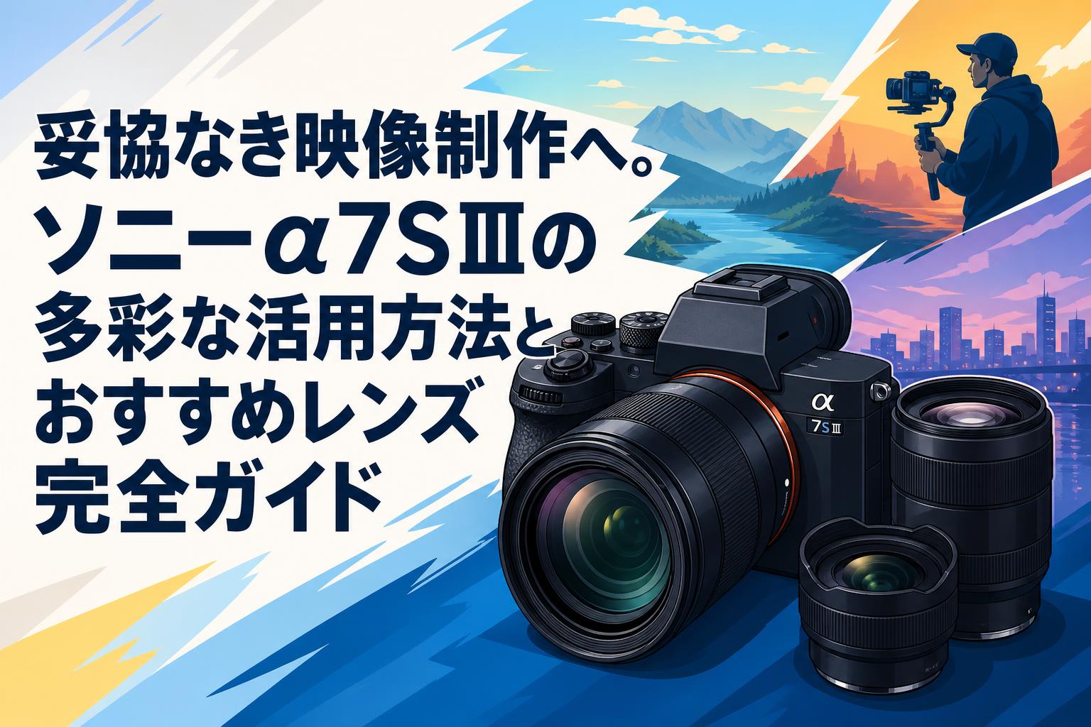 妥協なき映像制作へ。ソニーα7SⅢの多彩な活用方法とおすすめレンズ