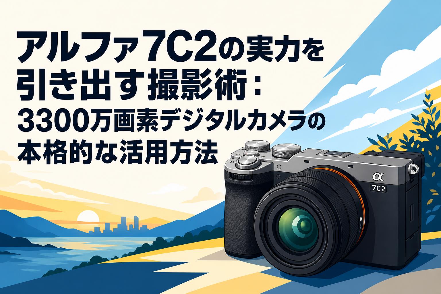 アルファ7C2の実力を引き出す撮影術：3300万画素デジタルカメラの本格