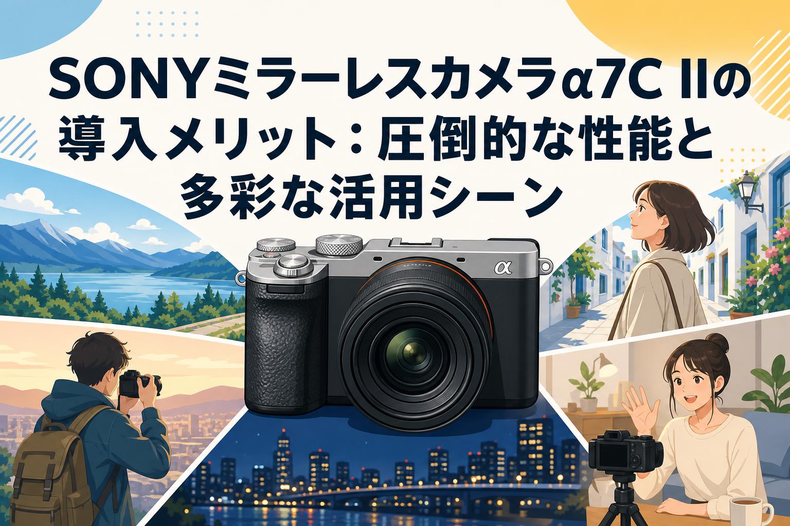 SONYミラーレスカメラα7C IIの導入メリット：圧倒的な性能と多彩な活用