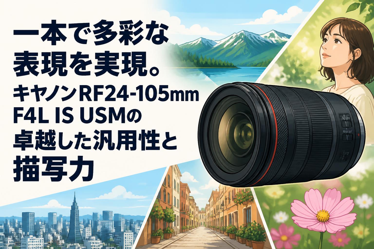 一本で多彩な表現を実現。キヤノンRF24-105mm F4L IS USMの卓越した