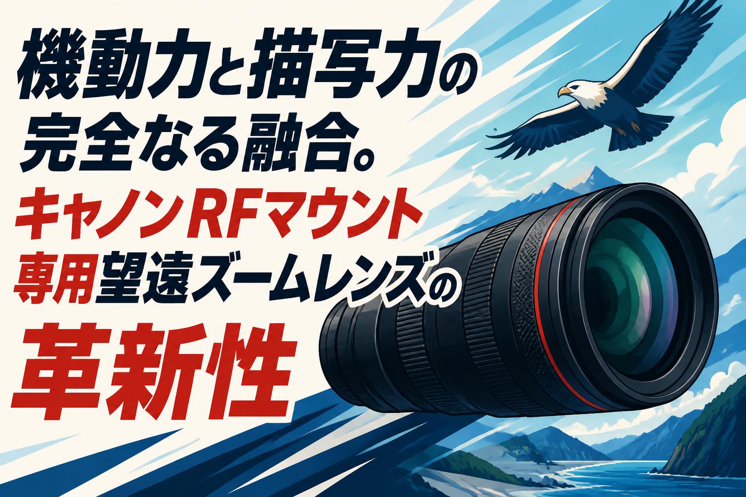 Canon. キャノンEEマウント ズームレンズ 機動力と描写力の完全なる融合。キャノンRFマウント専用望遠ズーム