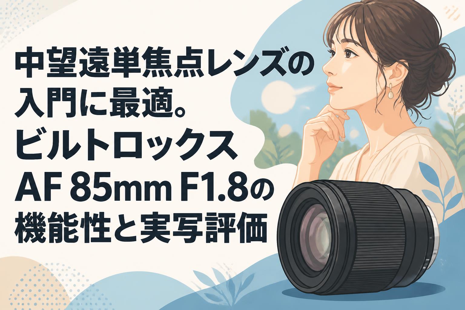 中望遠単焦点レンズの入門に最適。ビルトロックス AF 85mm F1.8の機能