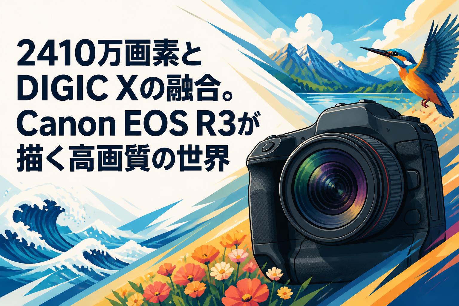 2410万画素とDIGIC Xの融合。Canon EOS R3が描く高画質の世界 | PANDA