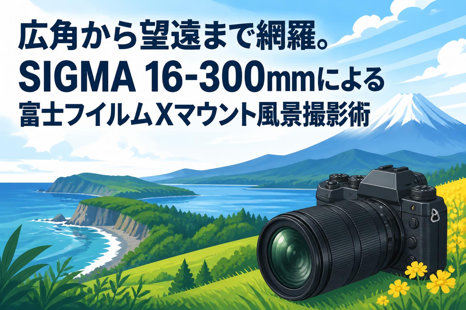 広角から望遠まで網羅。SIGMA 16-300mmによる富士フイルムXマウント