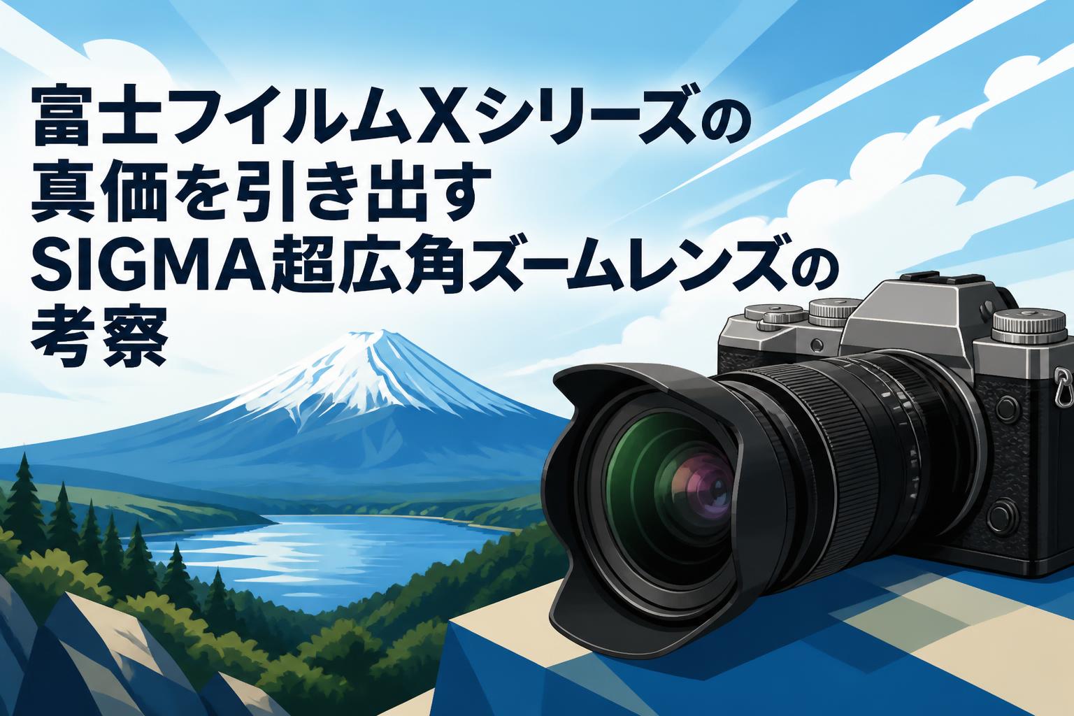 PENTAX フイルムカメラ　SIGMAレンズ 富士フイルムXシリーズの真価を引き出すSIGMA超広角ズームレンズの考察