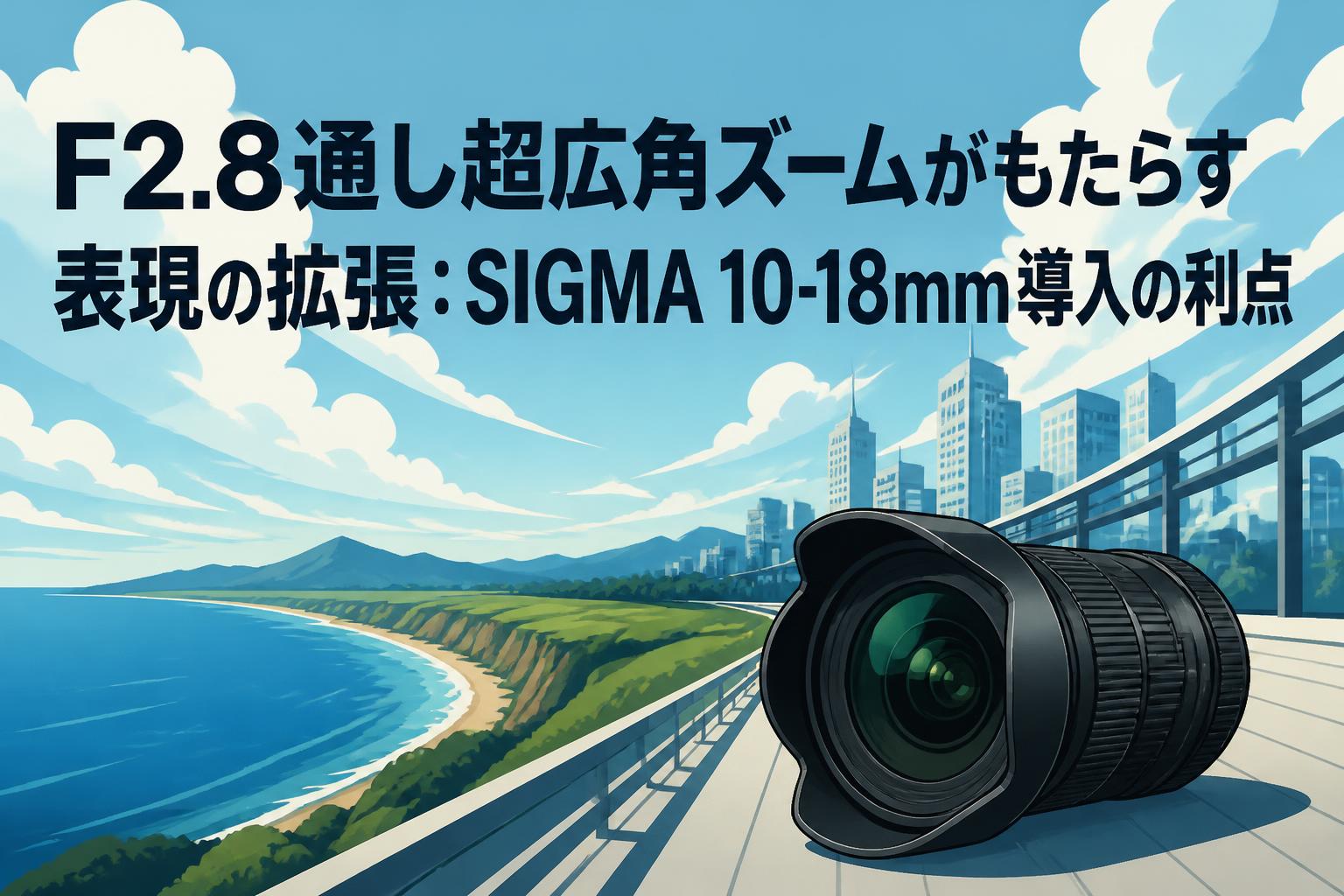 F2.8通し超広角ズームがもたらす表現の拡張：SIGMA 10-18mm導入の利点