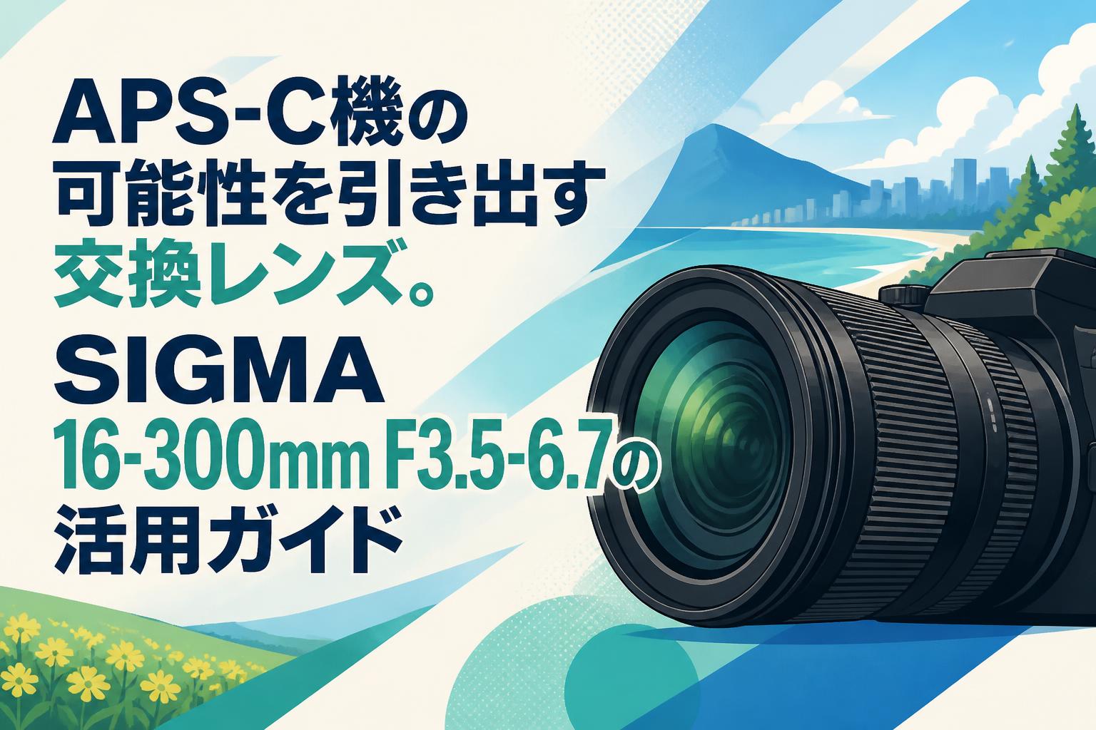 SIGMAの交換レンズ APS-C機の可能性を引き出す交換レンズ。SIGMA 16-300mm F3.5-6.7の活用