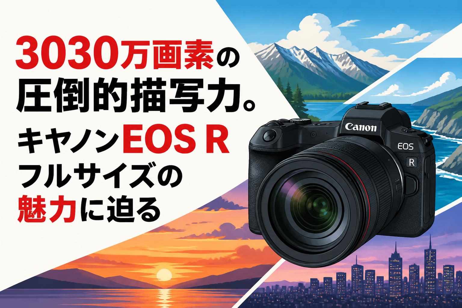 3030万画素の圧倒的描写力。キヤノンEOS Rフルサイズの魅力に迫る