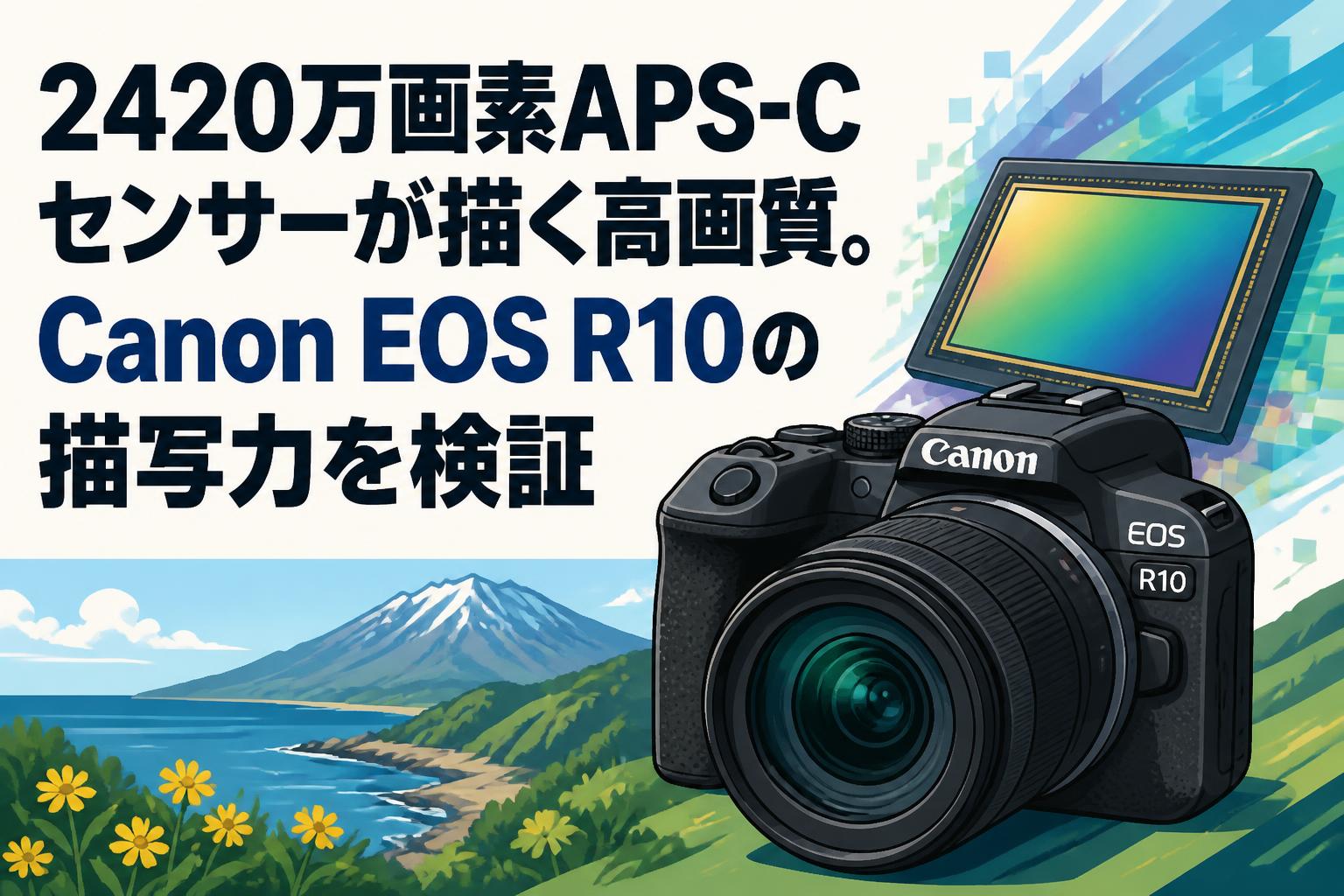 一眼の画質をその手に｜Canon EOS M★APS-Cセンサー★とろけるボケ味 2420万画素APS-Cセンサーが描く高画質。Canon EOS R10の描写力を検証