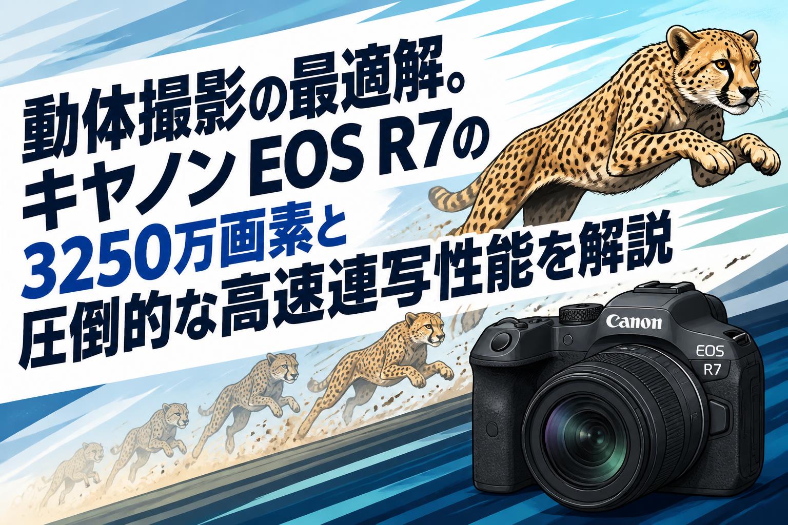 動体撮影の最適解。キヤノン EOS R7の3250万画素と圧倒的な高速連写