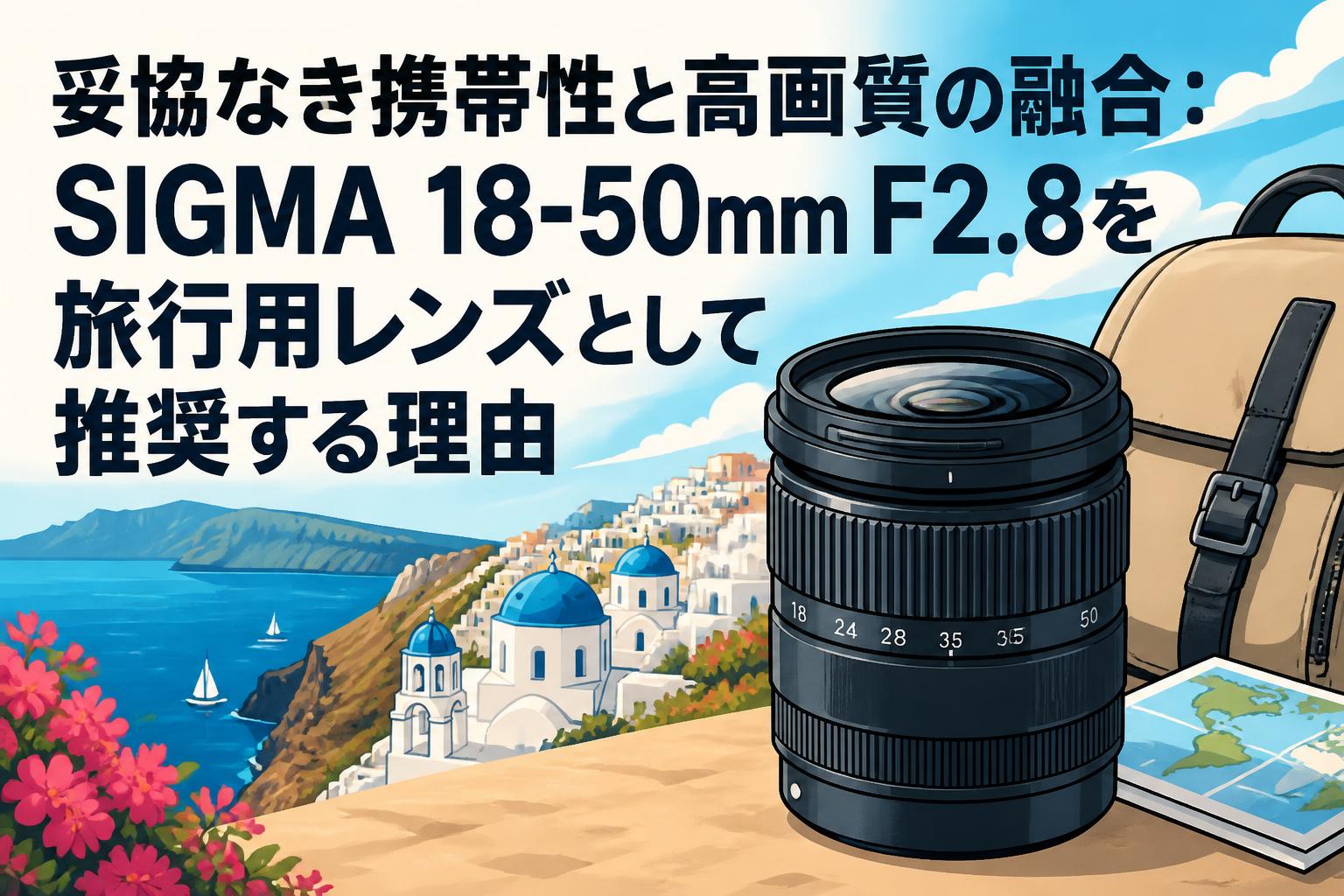 妥協なき携帯性と高画質の融合：SIGMA 18-50mm F2.8を旅行用レンズ