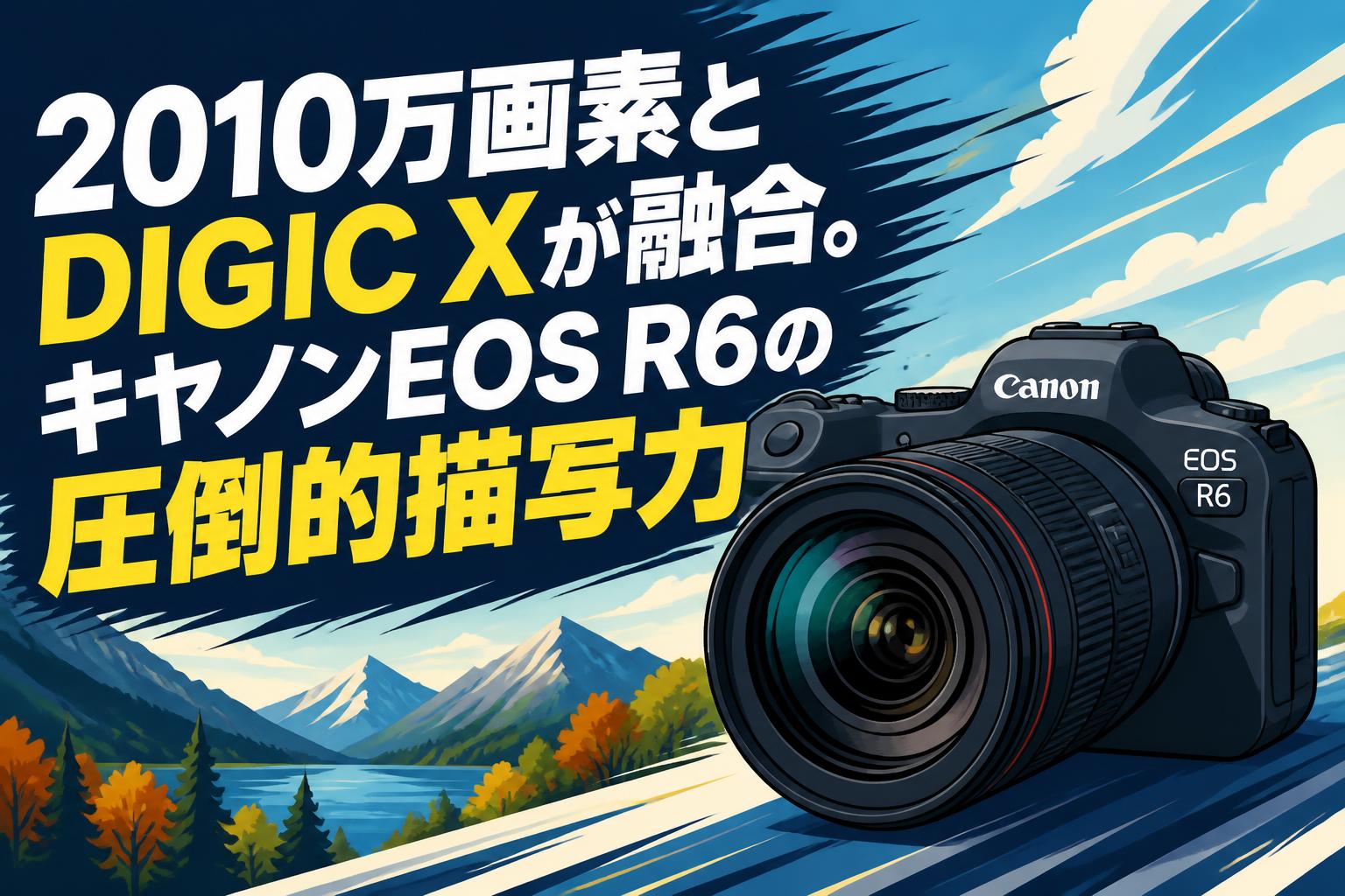 2010万画素とDIGIC Xが融合。キャノンEOS R6の圧倒的描写力 | PANDA