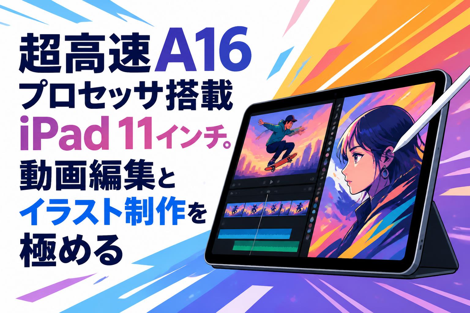 iPad本体 11台セット 使用感あり 超高速A16プロセッサ搭載iPad 11インチ。動画編集とイラスト制作を