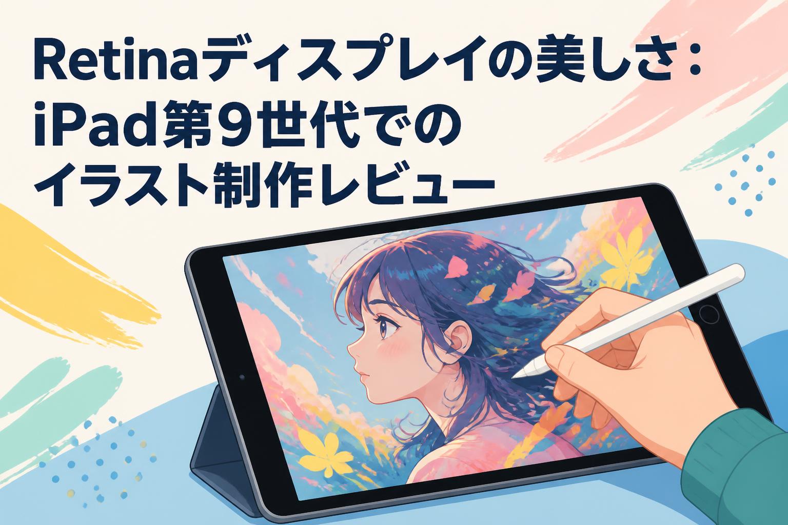 Retinaディスプレイの美しさ：iPad第9世代でのイラスト制作レビュー