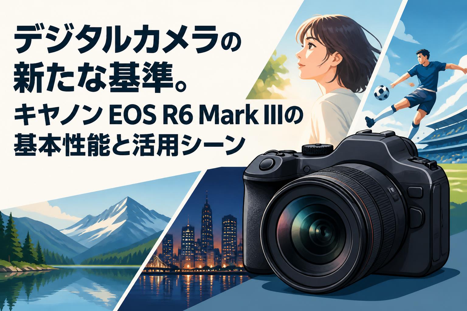 デジタルカメラの新たな基準。キヤノン EOS R6 Mark IIIの基本性能と