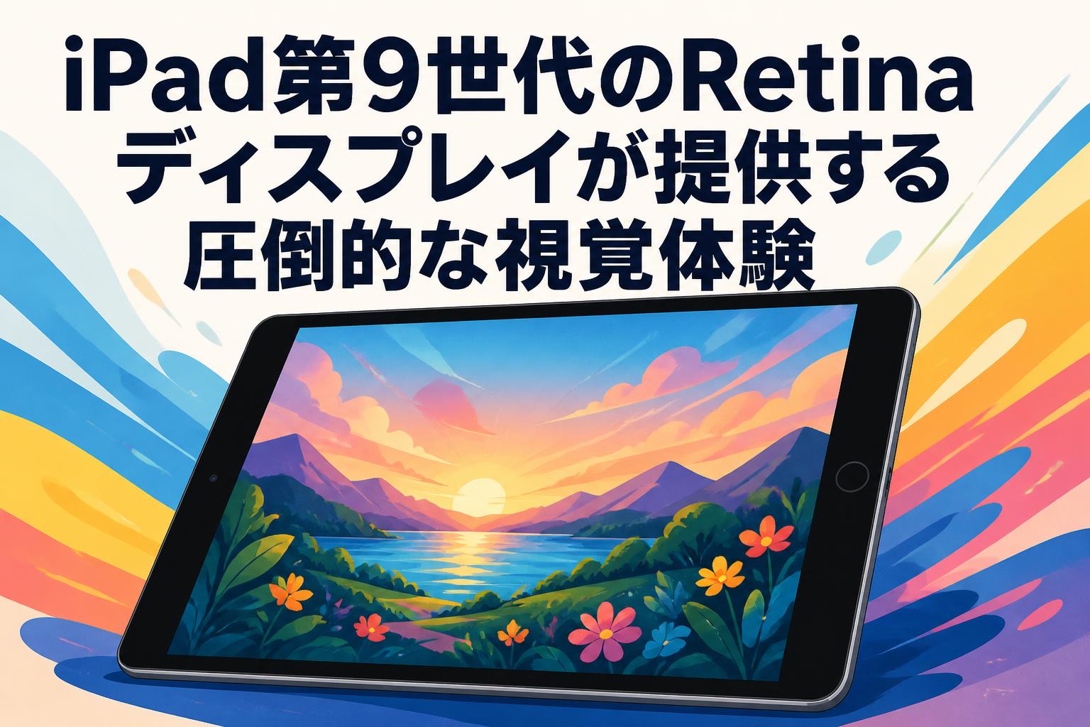 iPad第9世代のRetinaディスプレイが提供する圧倒的な視覚体験 | PANDA