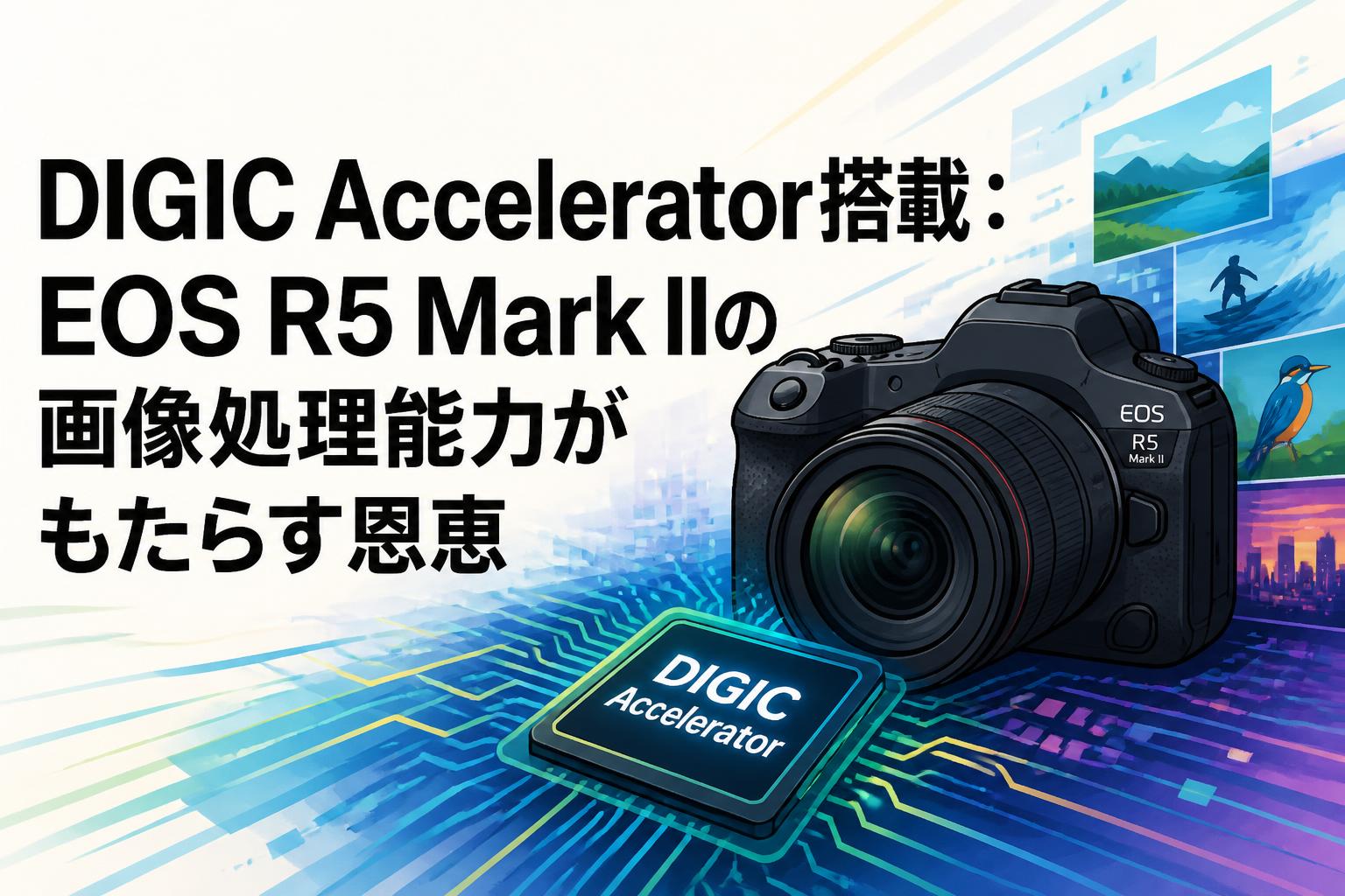 DIGIC Accelerator搭載：EOS R5 Mark IIの画像処理能力がもたらす恩恵