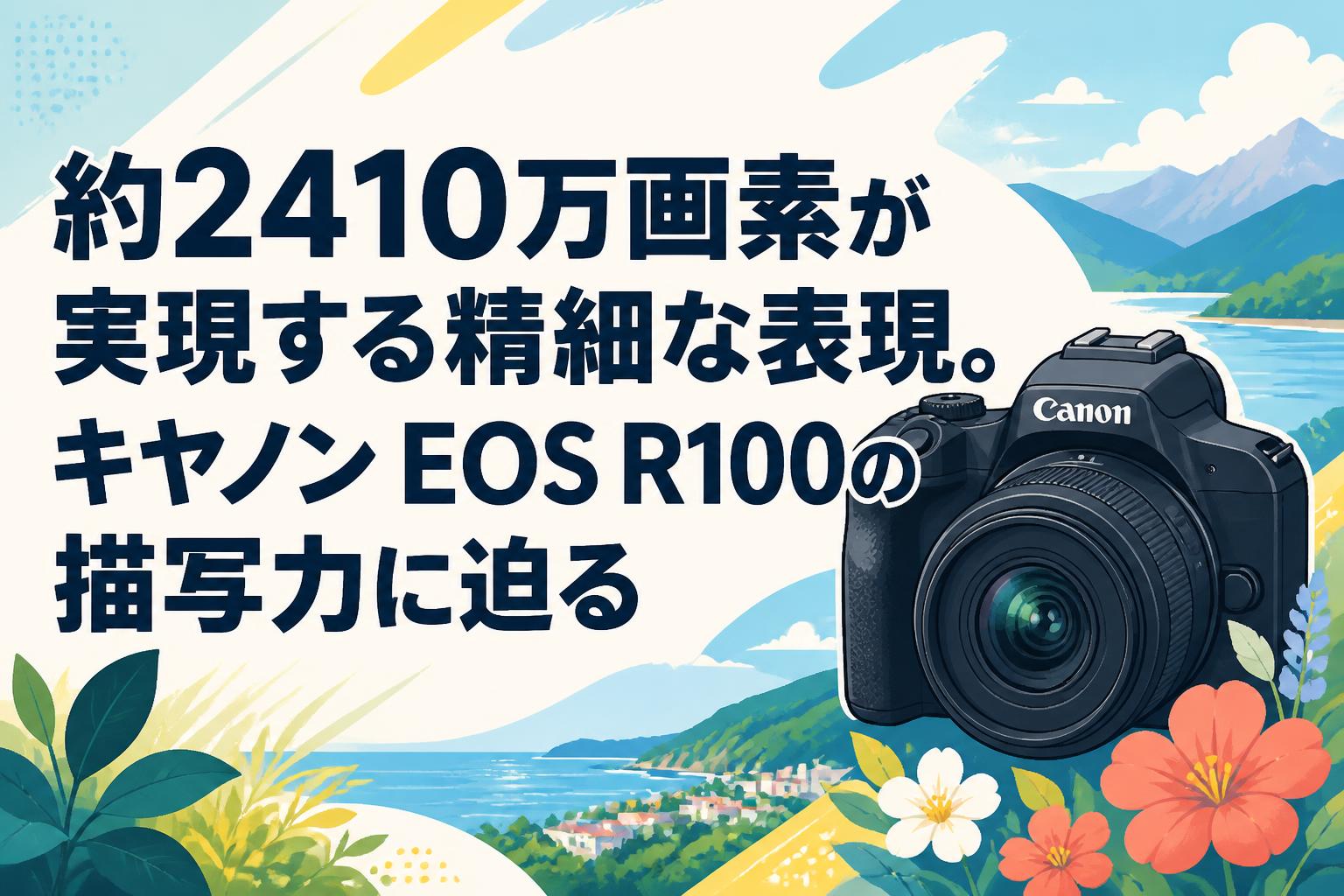 約2410万画素が実現する精細な表現。キヤノン EOS R100の描写力に迫る