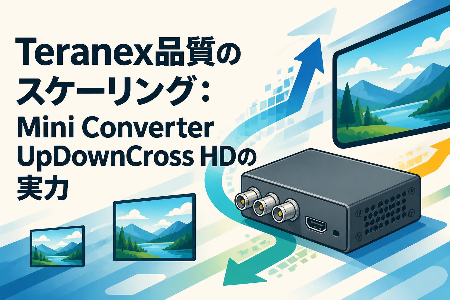 Teranex品質のスケーリング：Mini Converter UpDownCross HDの実力