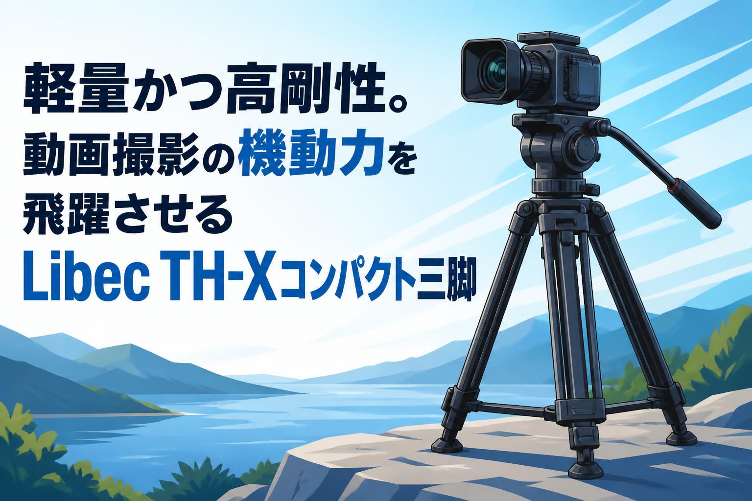 軽量かつ高剛性。動画撮影の機動力を飛躍させるLibec TH-Xコンパクト