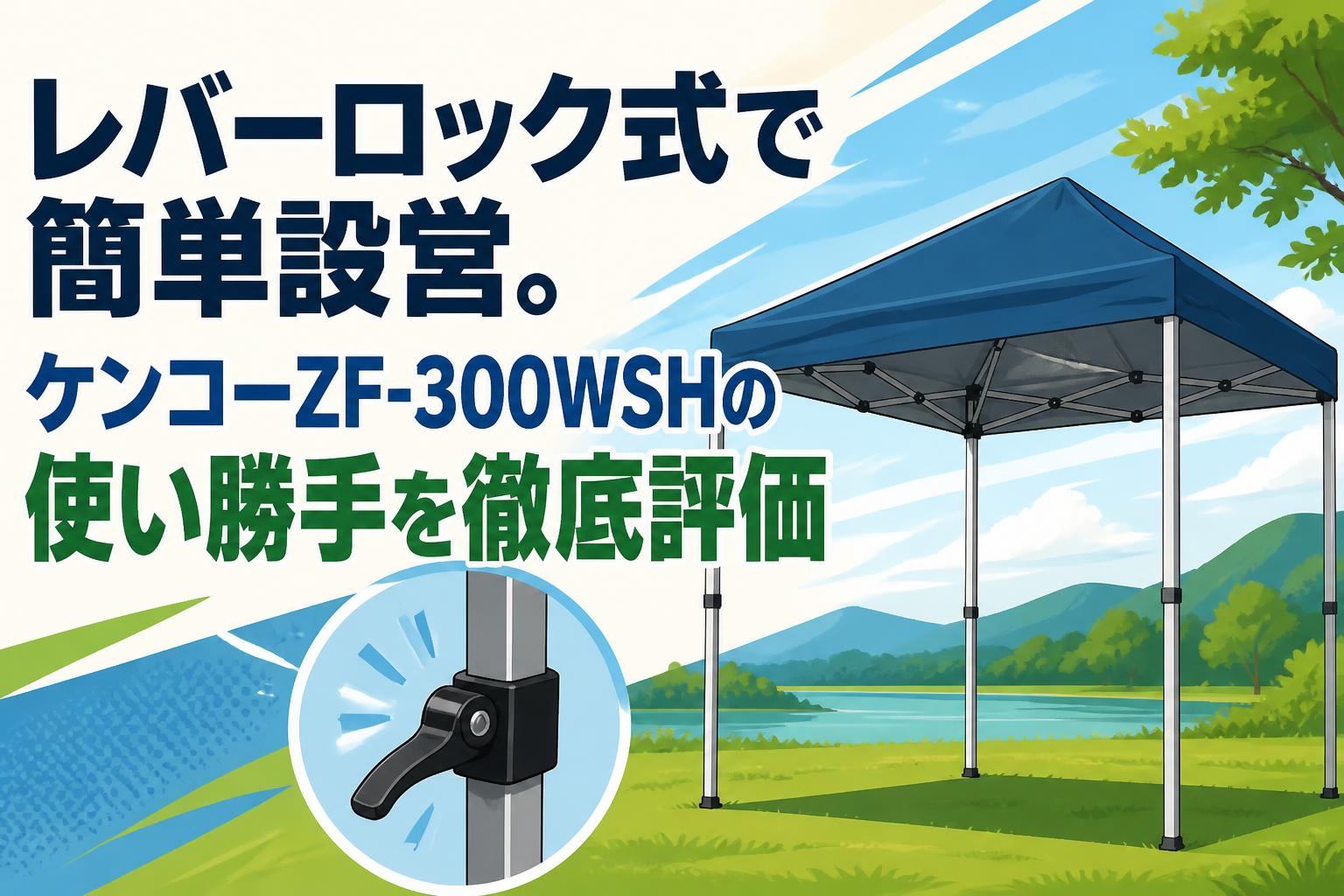 2300冊位 レバーロック式で簡単設営。ケンコーZF-300WSHの使い勝手を徹底評価