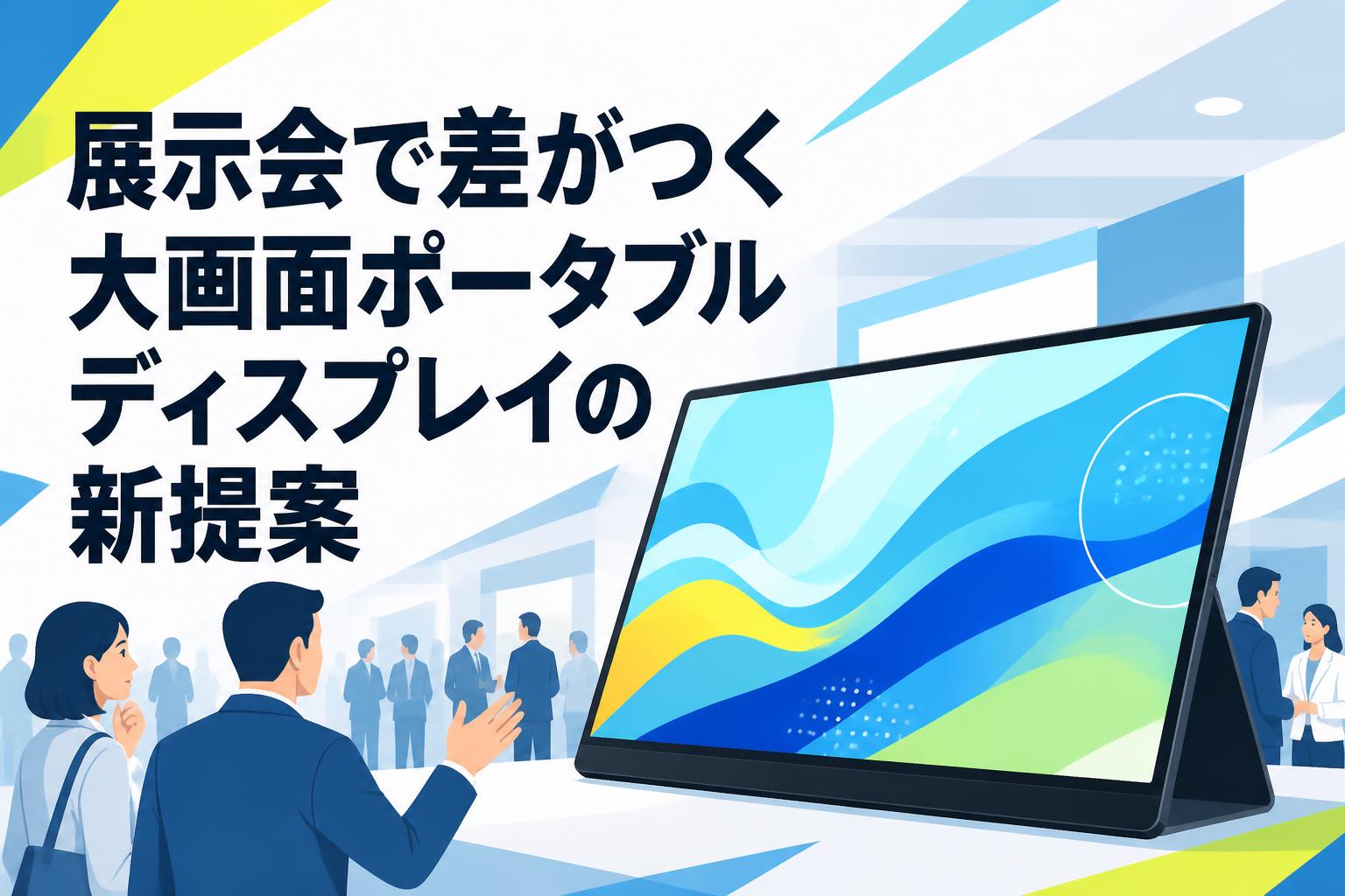 展示会で差がつく大画面ポータブルディスプレイの新提案 | PANDA TIMES