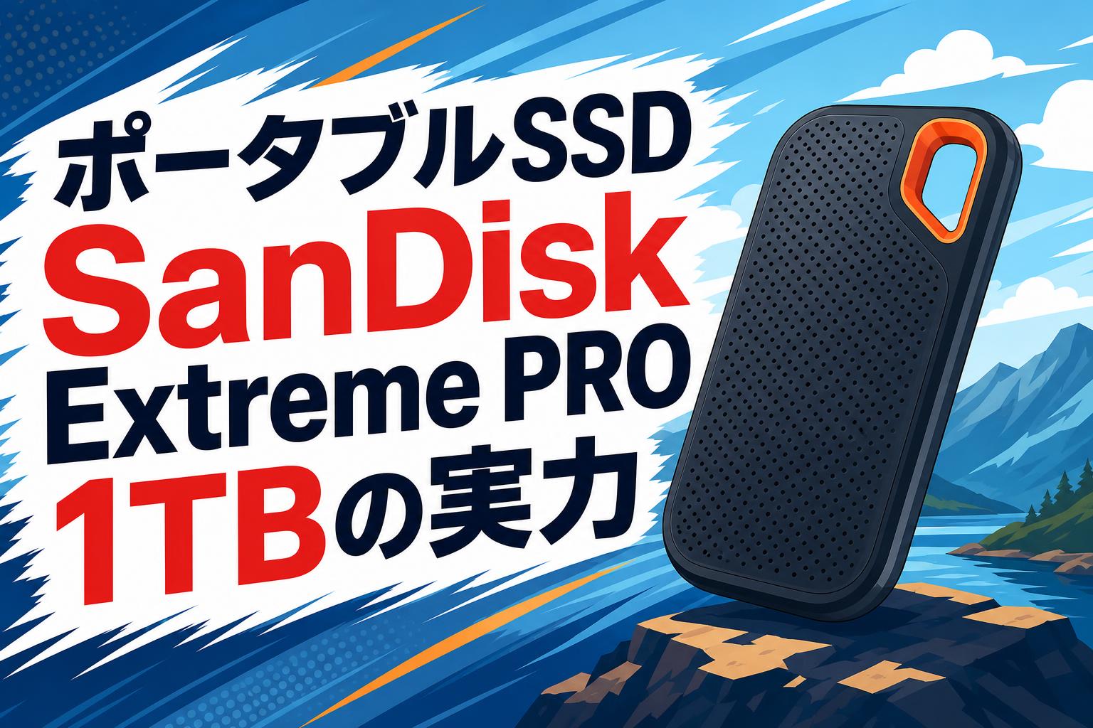 SanDisk Extreme PRO ポータブルSSD 1TB ポータブルSSD SanDisk Extreme PRO 1TBの実力 | PANDA TIMES（パンダ