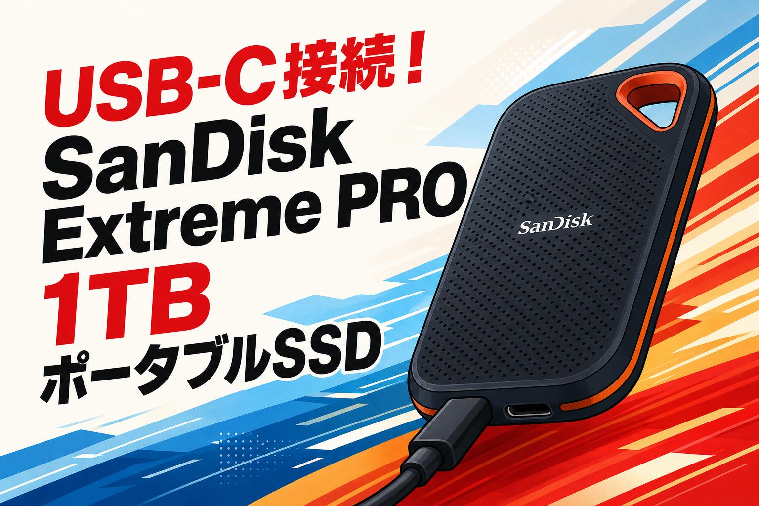 USB-C接続！SanDisk Extreme PRO 1TB ポータブルSSD | PANDA TIMES