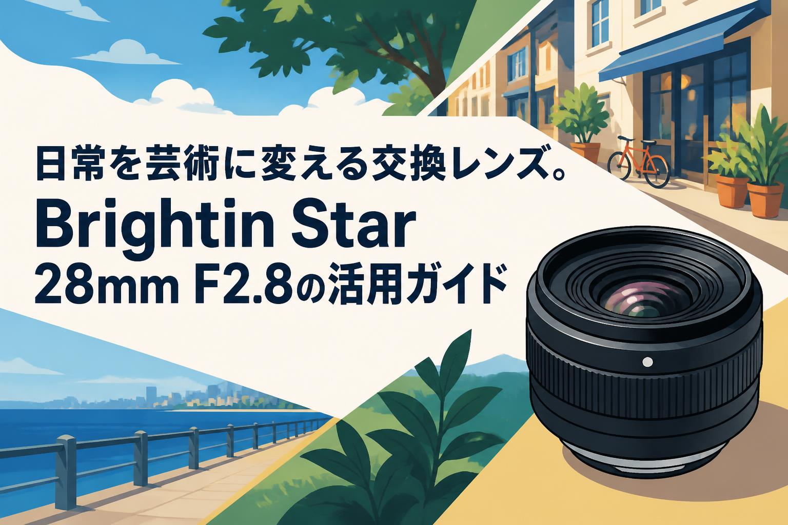 日常を芸術に変える交換レンズ。Brightin Star 28mm F2.8の活用ガイド