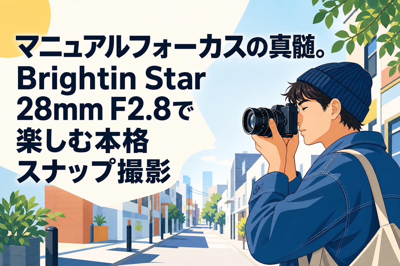 マニュアルフォーカスの真髄。Brightin Star 28mm F2.8で楽しむ本格