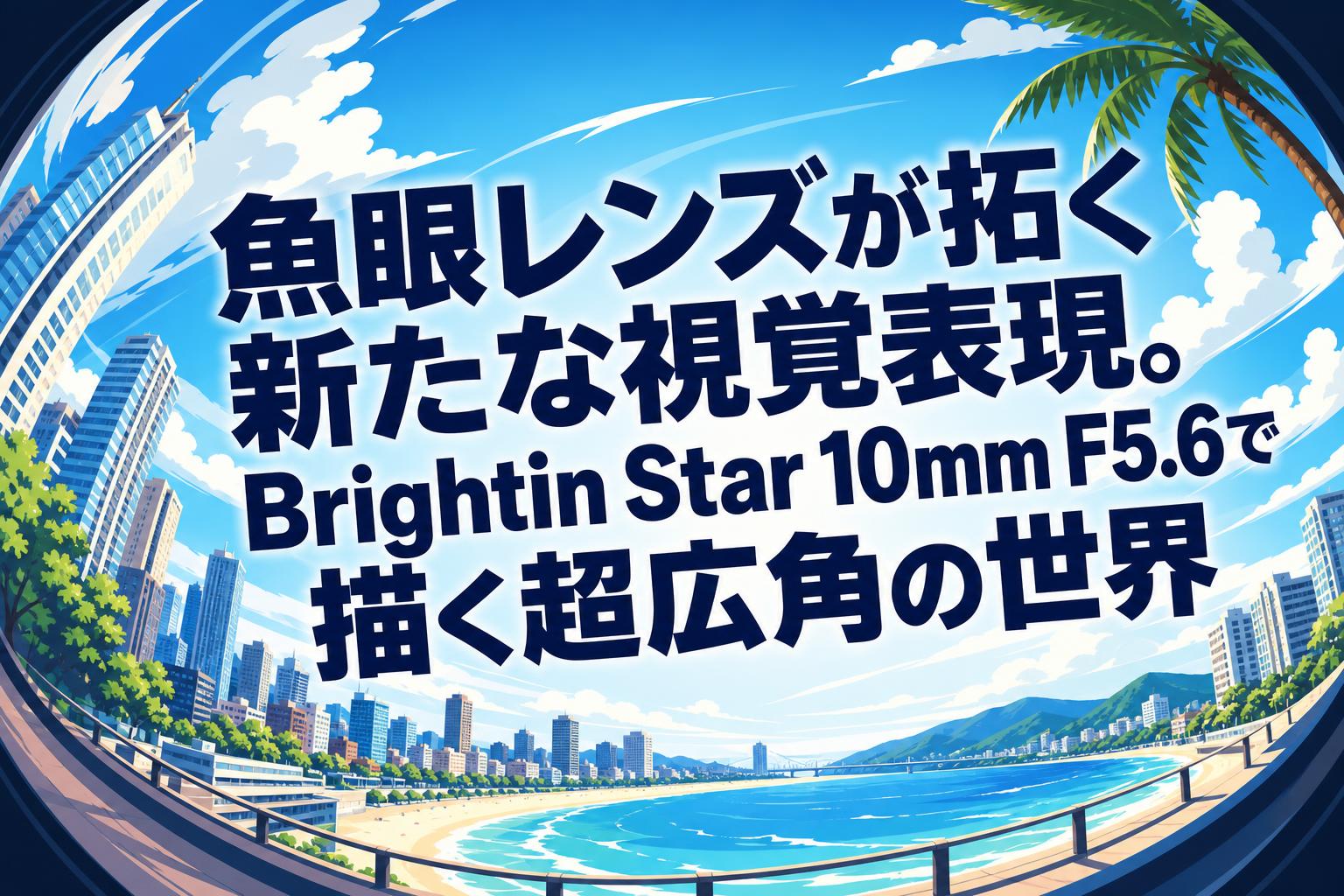 魚眼レンズが拓く新たな視覚表現。Brightin Star 10mm F5.6で描く超