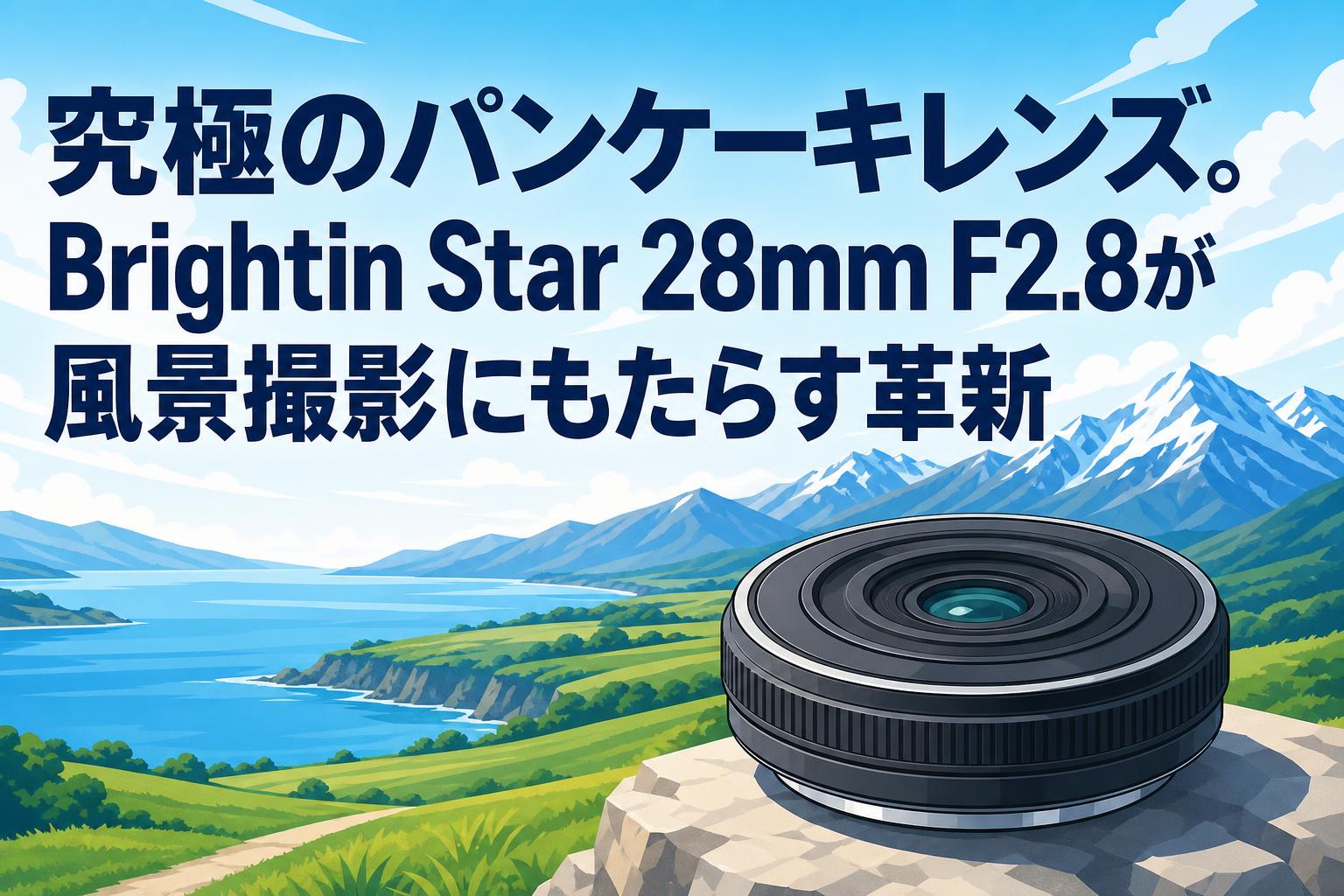 究極のパンケーキレンズ。Brightin Star 28mm F2.8が風景撮影に