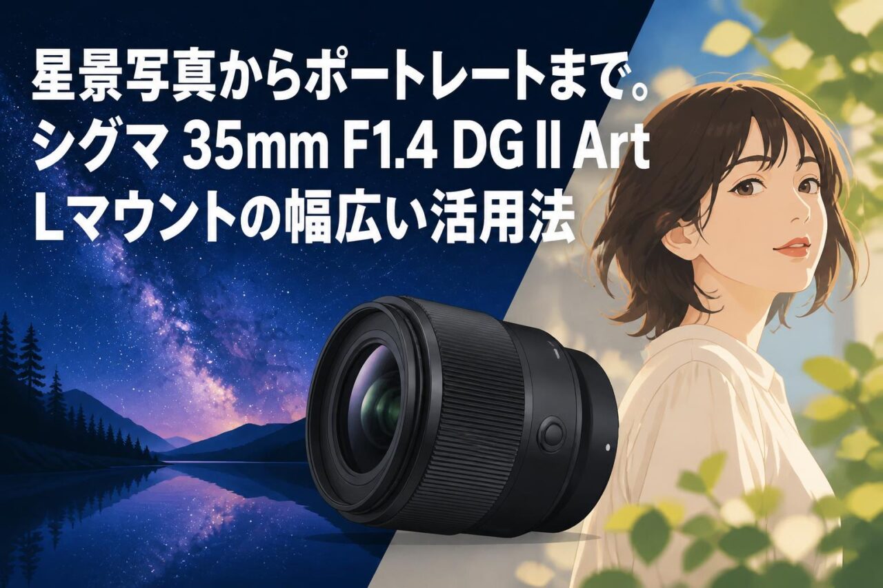 星景写真からポートレートまで。シグマ 35mm F1.4 DG II Art Lマウント