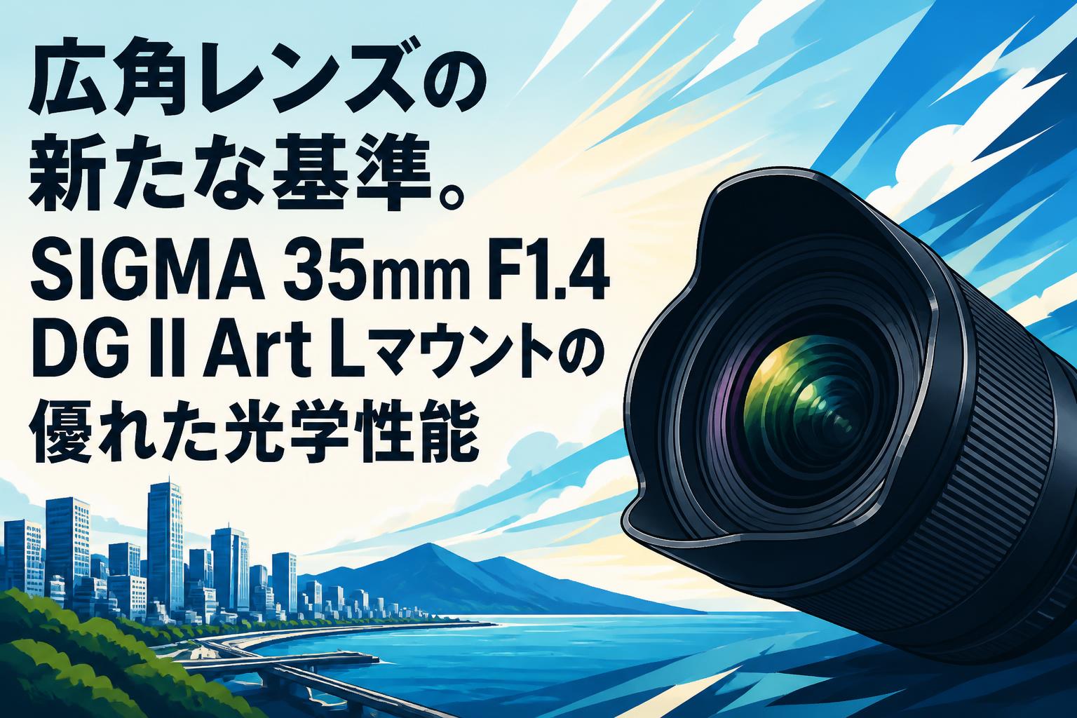 広角レンズの新たな基準。SIGMA 35mm F1.4 DG II Art Lマウントの優れ
