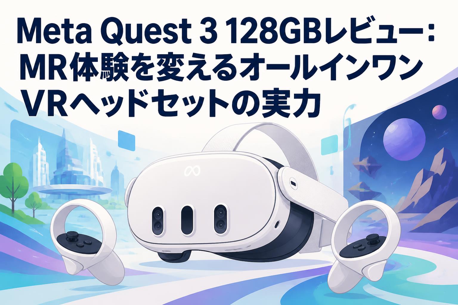 Meta Quest 3 128GBレビュー：MR体験を変えるオールインワンVRヘッド