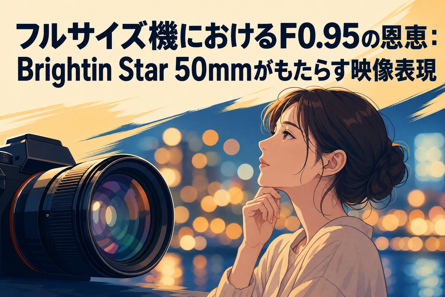 フルサイズ機におけるF0.95の恩恵：Brightin Star 50mmがもたらす映像