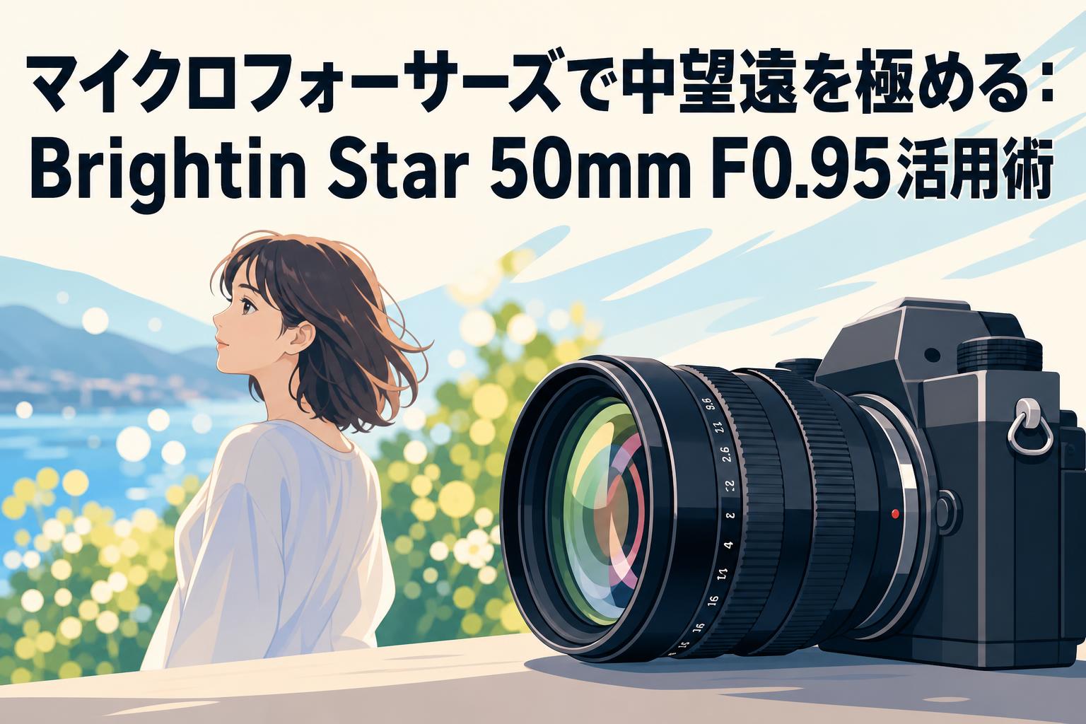 マイクロフォーサーズで中望遠を極める：Brightin Star 50mm F0.95活用