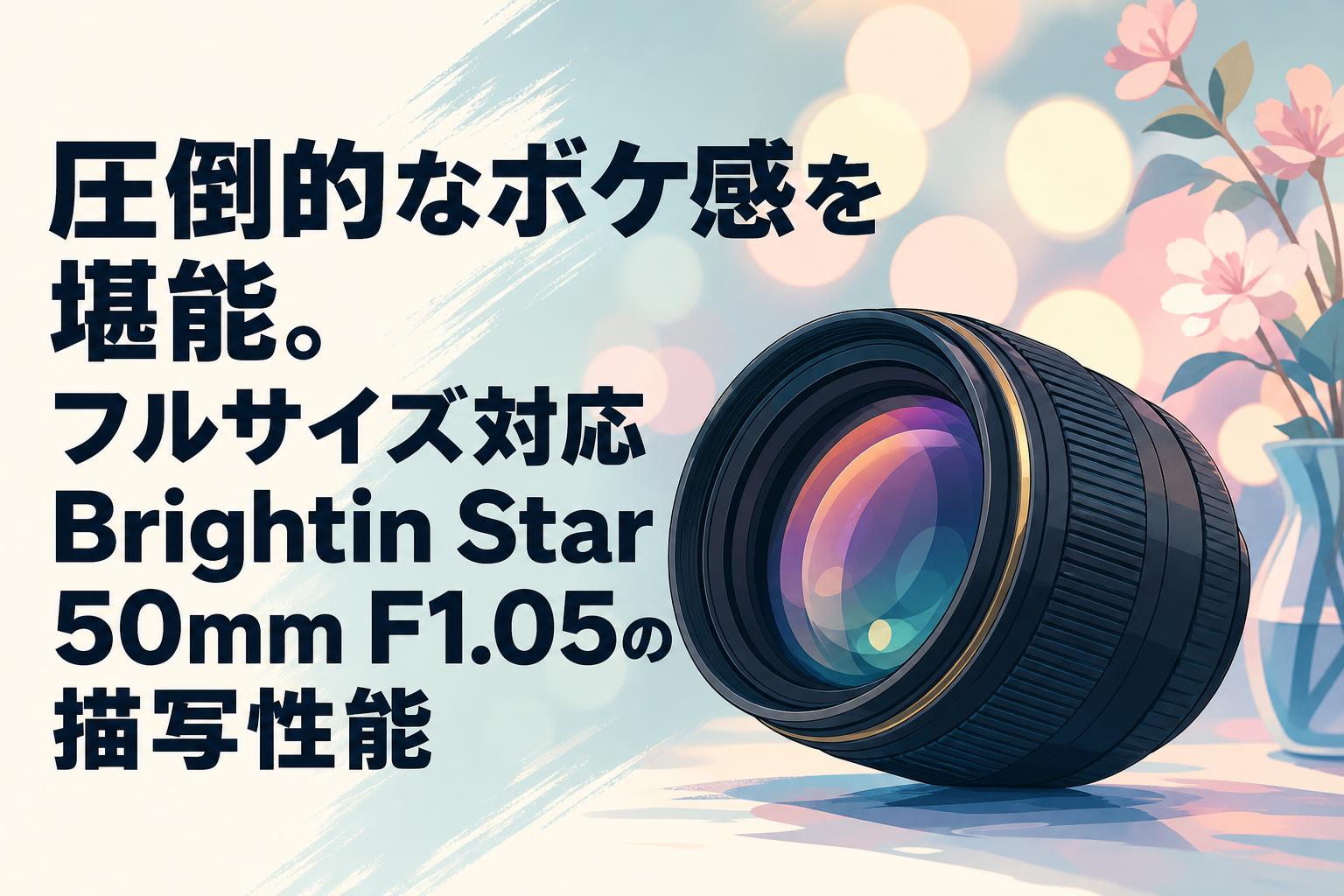 圧倒的なボケ感を堪能。フルサイズ対応Brightin Star 50mm F1.05の描写