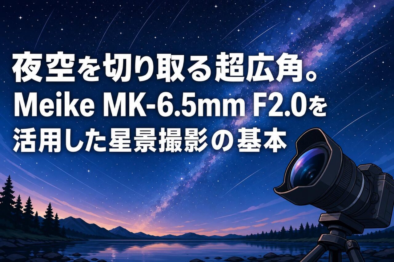 夜空を切り取る超広角。Meike MK-6.5mm F2.0を活用した星景撮影の基本