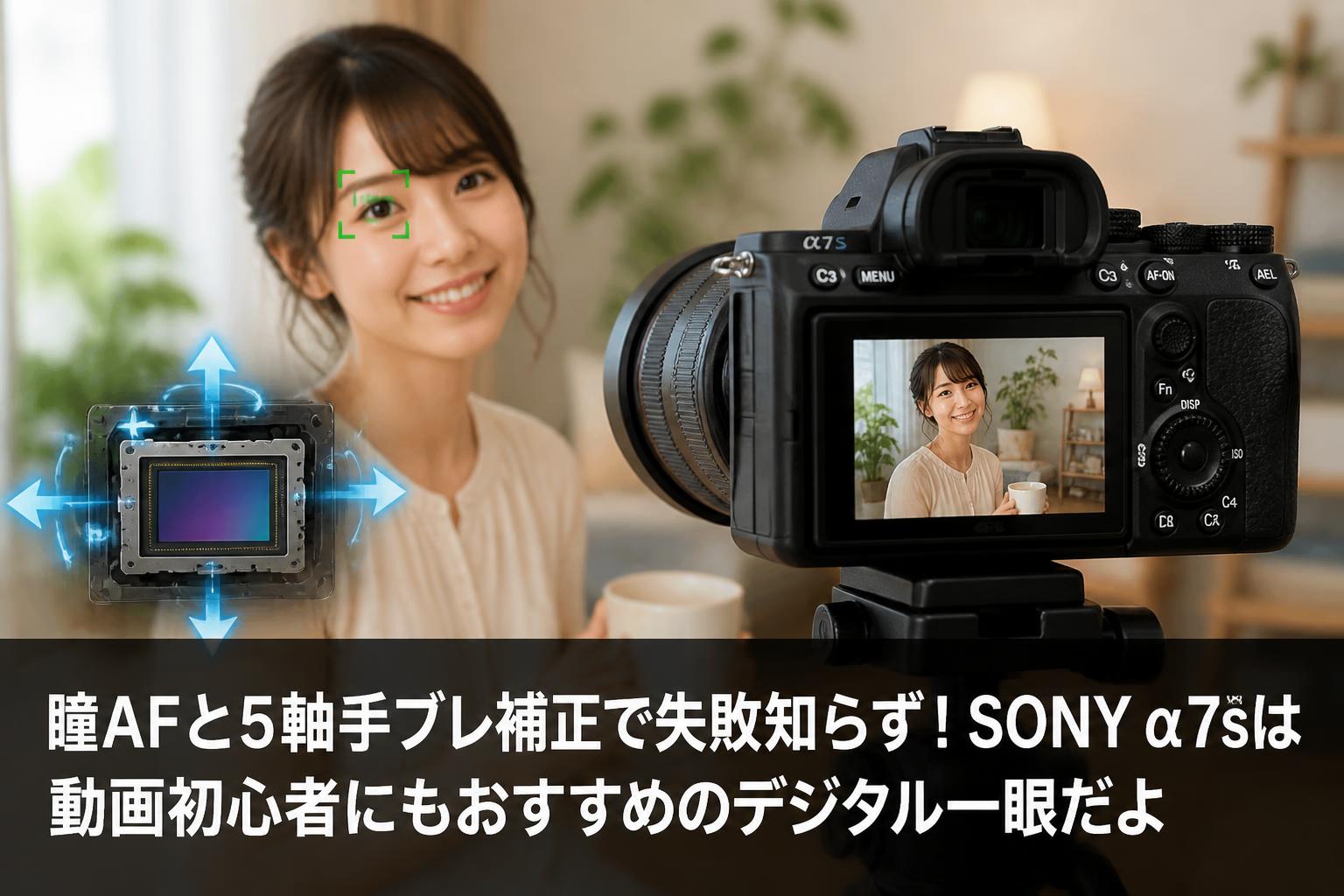 瞳AFと5軸手ブレ補正で失敗知らず！SONY α7sは動画初心者にもおすすめ