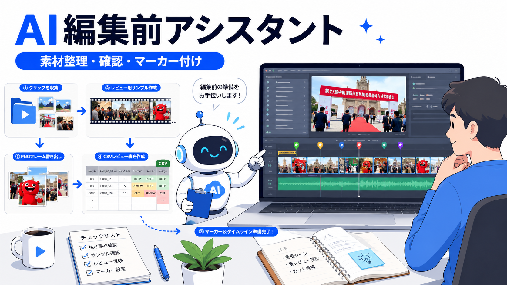 AIに編集を任せるな。編集者が作業に入る前の「下準備」をAIに任せろ