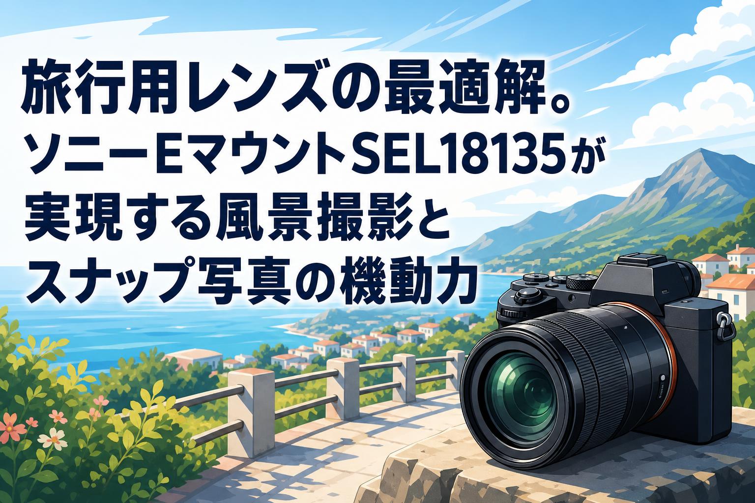 旅行用レンズの最適解。ソニーEマウントSEL18135が実現する風景撮影と