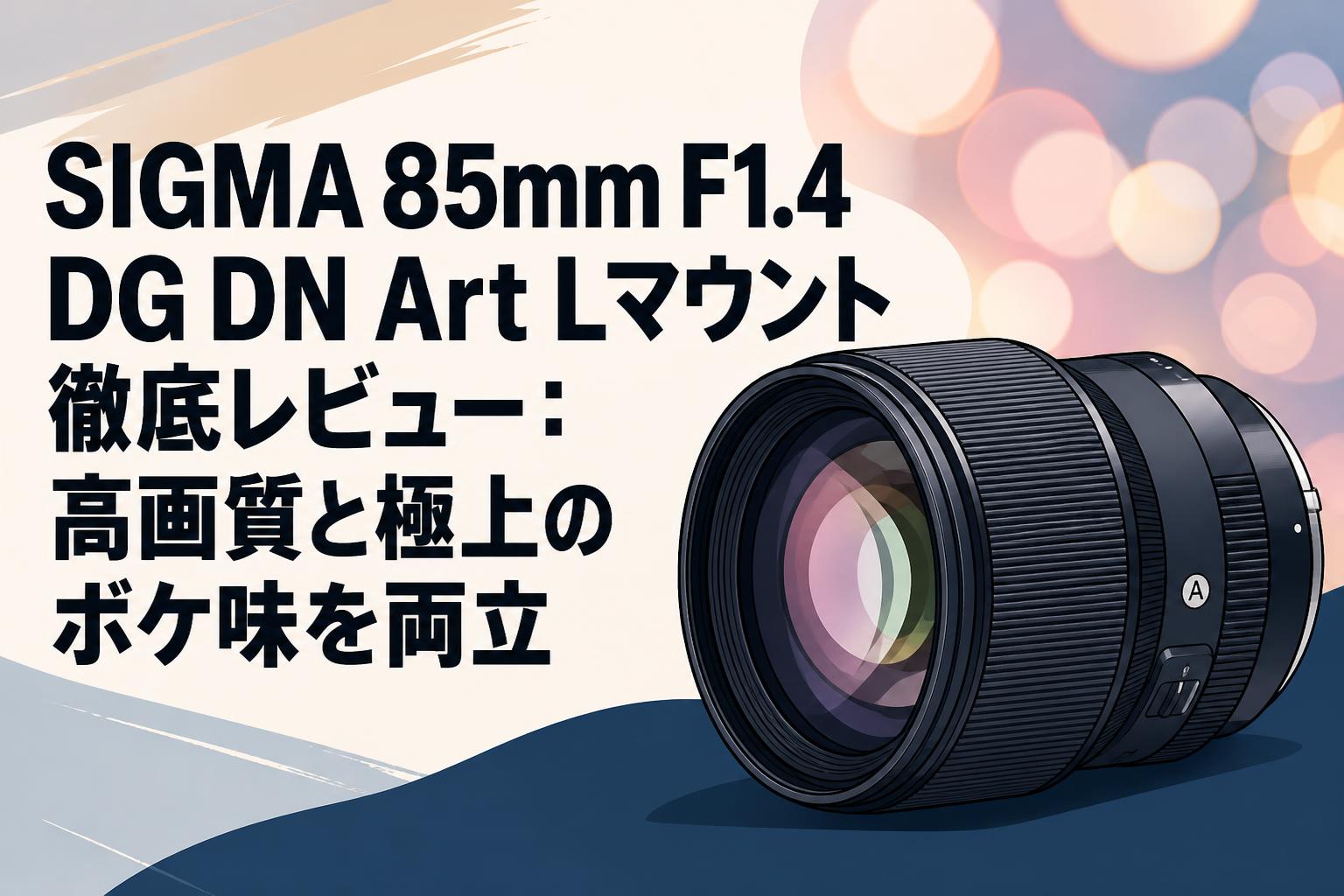 SIGMA 85mm F1.4 DG DN Art Lマウント徹底レビュー：高画質と極上の