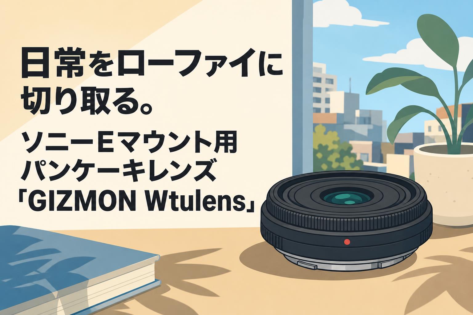 日常をローファイに切り取る。ソニーEマウント用パンケーキレンズ