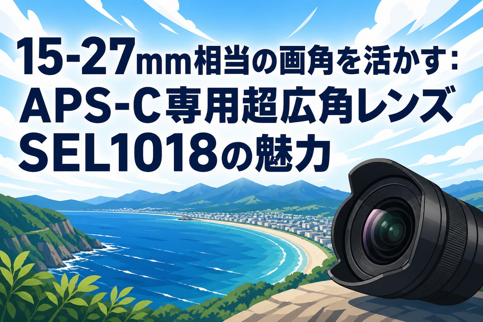 15-27mm相当の画角を活かす：APS-C専用超広角レンズSEL1018の魅力