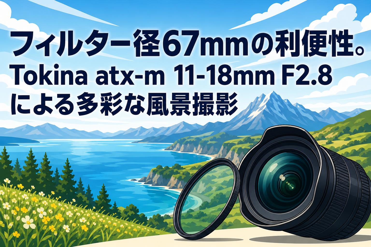 フィルター径67mmの利便性。Tokina atx-m 11-18mm F2.8による多彩な