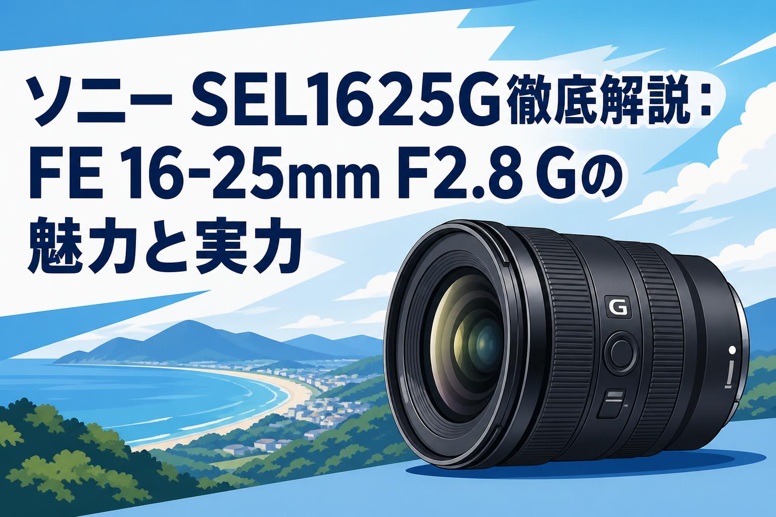 ソニー SEL1625G徹底解説：FE 16-25mm F2.8 Gの魅力と実力 | PANDA